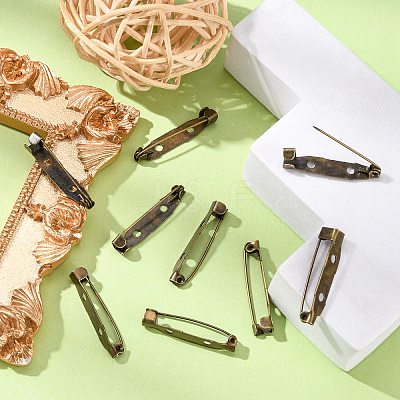 Nickel Free Iron Brooch Findings X-E021Y-NFAB-1