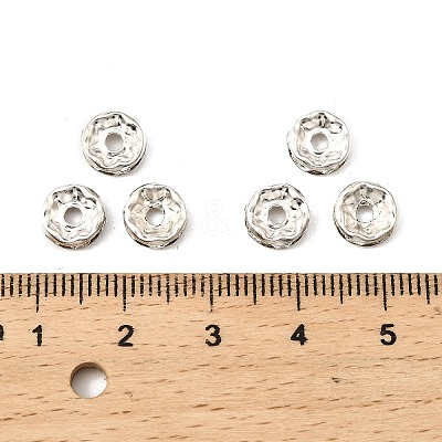 Brass Grade B Rhinestone Spacer Beads RSB038-B01-1