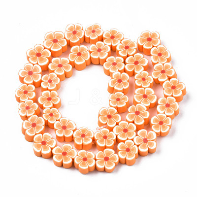 Handmade Polymer Clay Bead Strands CLAY-N011-48A-11-1