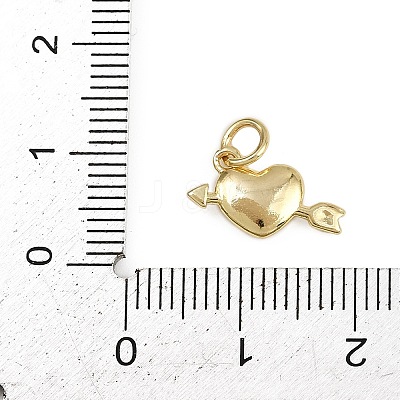 Brass Enamel Charms KK-D409-01G-1
