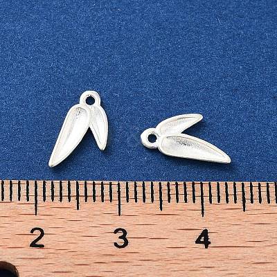 925 Sterling Silver Leaf Charms LS-STER-H112-01-1
