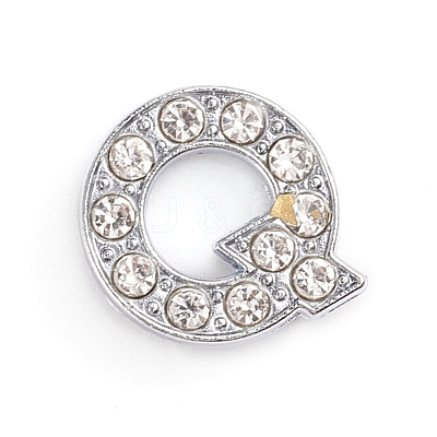 Alloy Slide Charms ALRI-WH0005-09Q-P-1