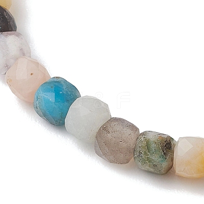 Natural Mixed Gemstone Beaded Stretch Bracelets for Women BJEW-JB13335-1