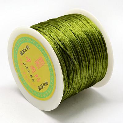 Nylon Satin Rattail Cords NWIR-R033-1.5mm-214-1