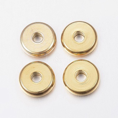Ion Plating(IP) 304 Stainless Steel Spacer Beads LS-X-STAS-F135-06G-1