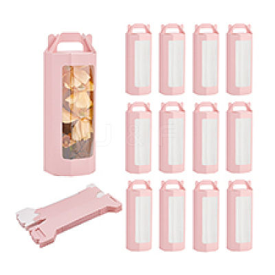 10Pcs Paper Gift Storage Boxes with Visible Window CON-WH0088-98A-1