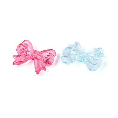 650-700G 6 Colors Transparent Acrylic Beads OACR-T029-84M-1