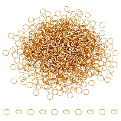 600Pcs 304 Stainless Steel Split Rings STAS-UN0060-32-1