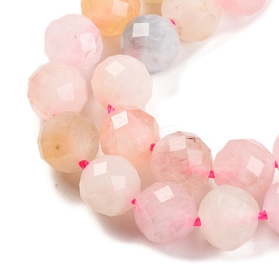 Natural Morganite Beads Strands LS-G-F770-C09-05-1