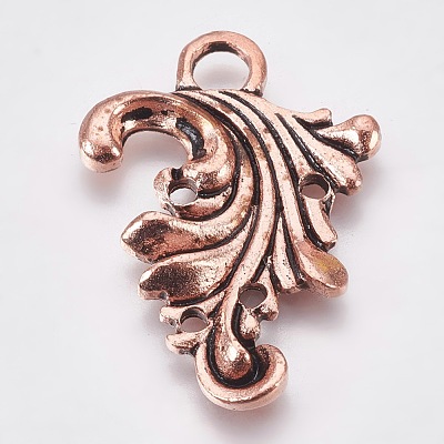 Eco-Friendly Zinc Alloy Hook Clasps PALLOY-WH0031-03R-1