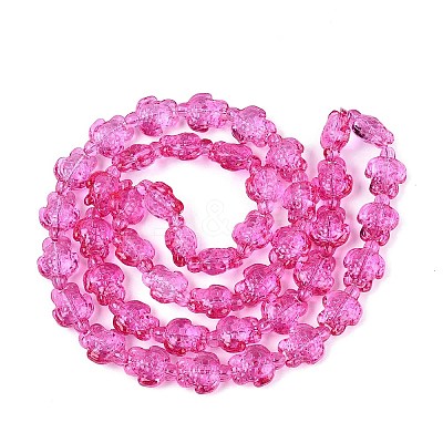 Transparent Glass Beads Strands DGLA-N021-02A-05-1