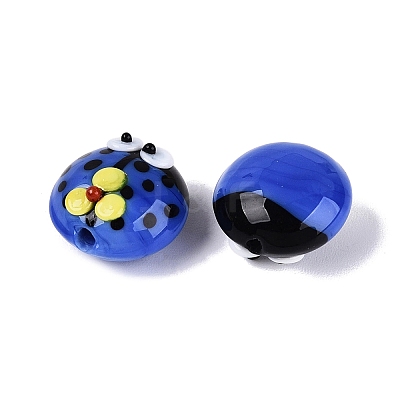 Handmade Bumpy Lampwork Beads LAMP-Q039-15I-1