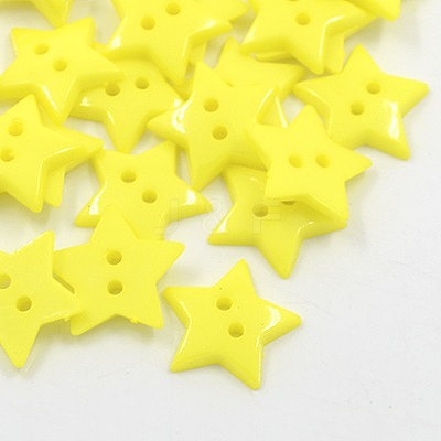 Acrylic Sewing Buttons BUTT-E070-A-10-1