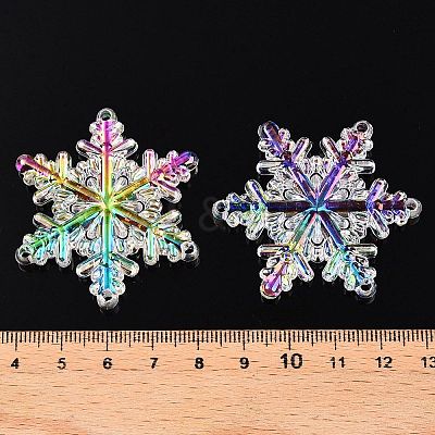 AB Color Transparent Acrylic Chandelier Component Links TACR-T028-25B-1