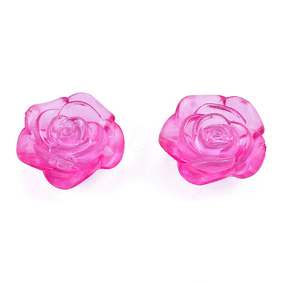 Opaque & Transparent Acrylic Beads MACR-T045-01G-1