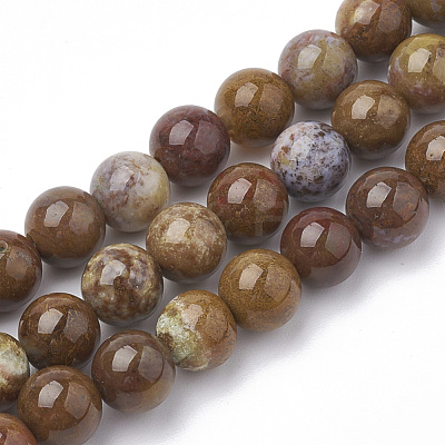 Natural Jade Beads Strands G-S281-54-4mm-1