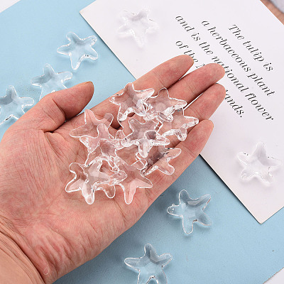 Transparent Acrylic Beads X-TACR-S154-58B-205-1