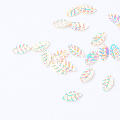 Plastic Paillette Links PVC-R009-0590-1