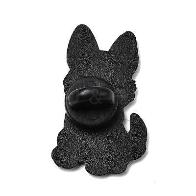 German Shepherd Enamel Pins JEWB-I055-04EB-07-1