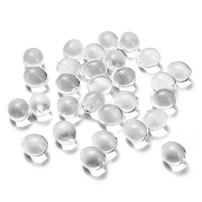 Imitation Crystal Transparent Acrylic Beads TACR-K005-01A-1
