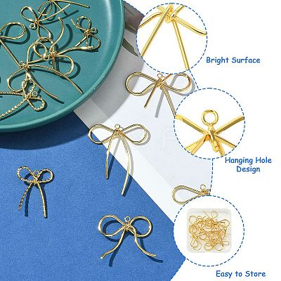 14Pcs 7 Styles Brass Pendants KK-CJ0002-45-1