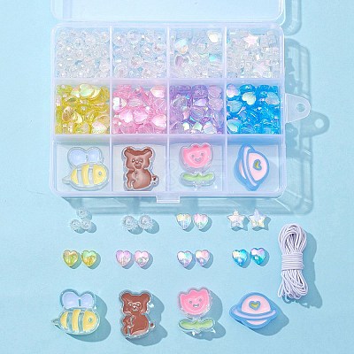 Transparent Acrylic Beads MACR-FS0001-26-1