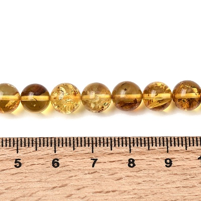 Natural Amber Beads Strands G-K376-H03-03-1
