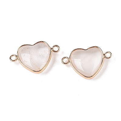 Natural & Synthetic Mixed Stone Love Heart Pendants G-T138-205M-G-1
