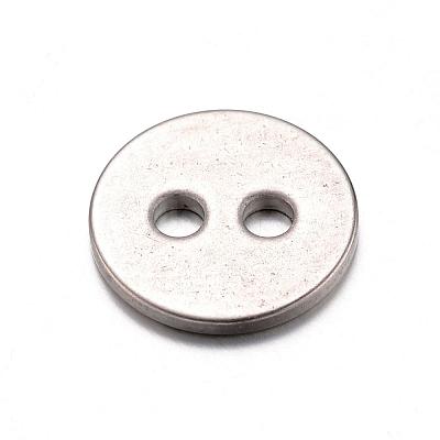 Tarnish Resistant 201 Stainless Steel Buttons STAS-D429-77-1