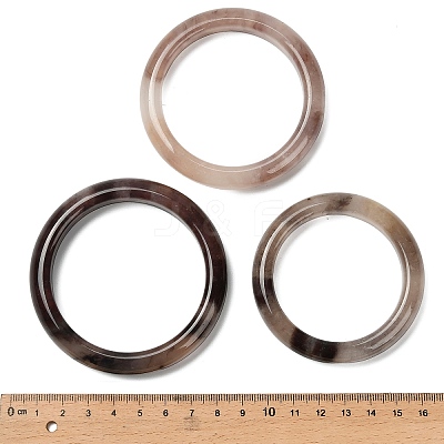 Natural Quartz Bangles for Women BJEW-G756-03-1