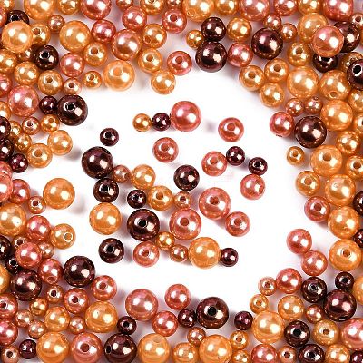ABS Plastic Imitation Pearl Beads KY-G030-01A-1