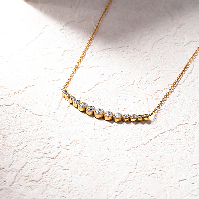 201 Stainless Steel Pendant Necklaces KE4254-1