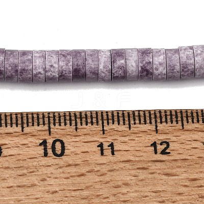 Matte Porcelain Heishi Wheel Beads Strands PR-CBA03B0-03D-1