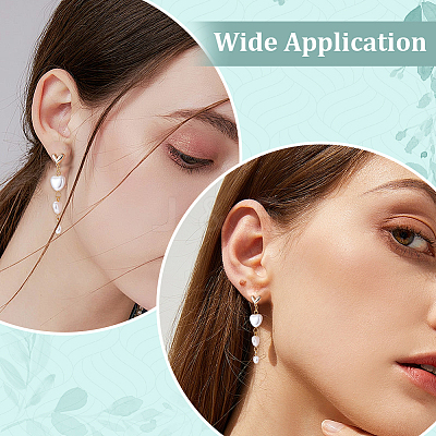 4Pairs Brass Studs Earring Findings KK-BC0014-66-1