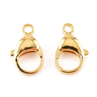 304 Stainless Steel Lobster Claw Clasps STAS-AB16-G-1