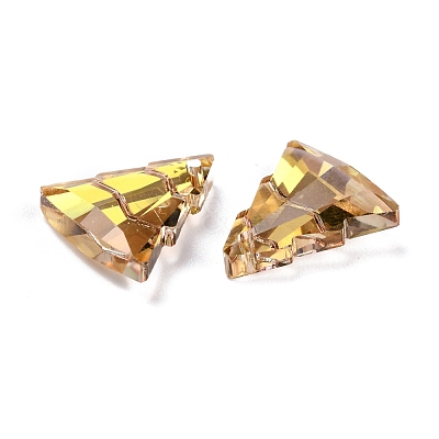 Glass Rhinestone Pendants RGLA-O002-A01-001SH-1
