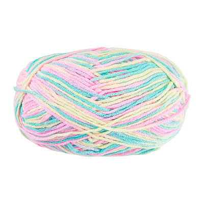 Polyester Fibers Knitting Yarn DIY-TADJ0002-005F-1