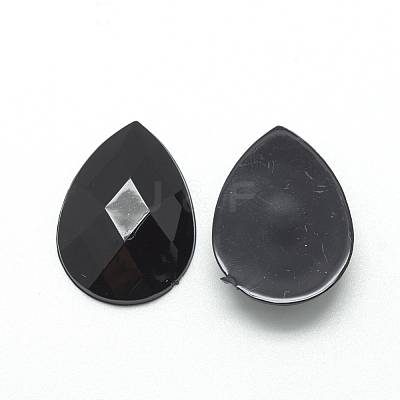 Acrylic Rhinestone Flat Back Cabochons GACR-Q010-10x14-14-1