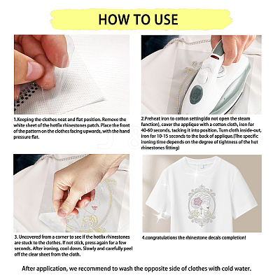 Glass Hotfix Rhinestone DIY-WH0303-404-1