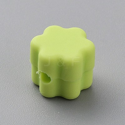 Flower Silicone Focal Beads SIL-TAC0008-10H-1
