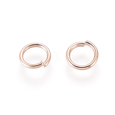 304 Stainless Steel Open Jump Rings X-STAS-O098-01RG-17-1