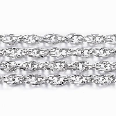 Tarnish Resistant 304 Stainless Steel Rope Chains CHS-H008-01P-1