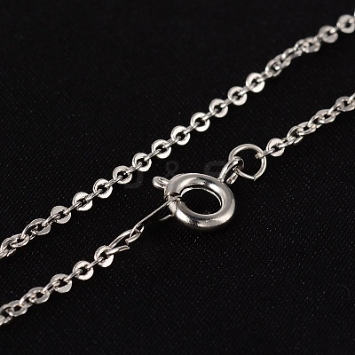 Glass Bottle Pendant Necklaces NJEW-JN01329-1