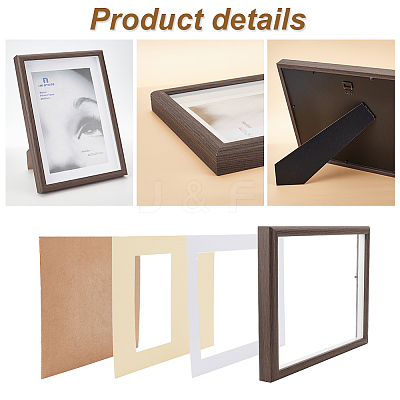 Wood Vertical Photo Frames DJEW-WH0063-44B-02-1