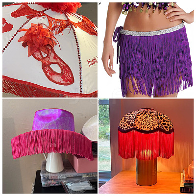 Polyester Tassel Ribbons OCOR-TAC0018-02E-1