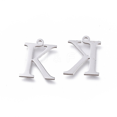 Non-Tarnish 304 Stainless Steel Charms STAS-L263-09P-1