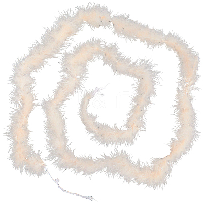 1Pc Turkey Feathers Fluff Boa for Dancing AJEW-GF0012-31A-1