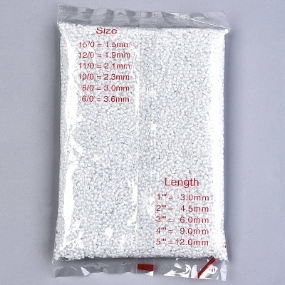 8/0 Glass Seed Beads X1-SEED-A016-3mm-201-1