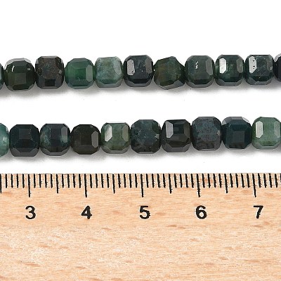 Natural Moss Agate Beads Strands G-F797-A21-01-1