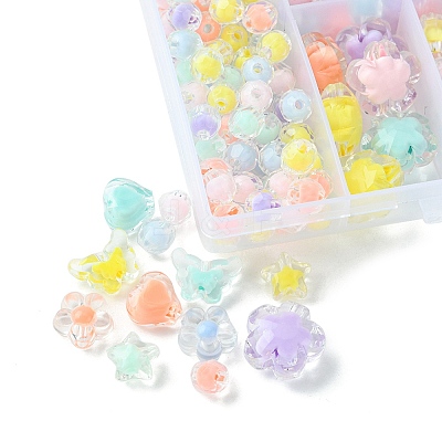 Transparent Acrylic Beads TACR-YW0001-78-1